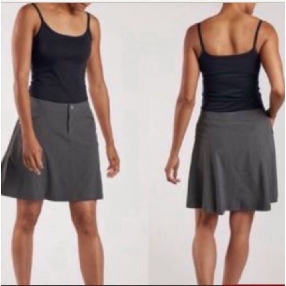 EXCELLENT CONDITION WOMEN’S SIZE 14 TITLE NINE GRAY NIMBLENE SKIRT/SKORT